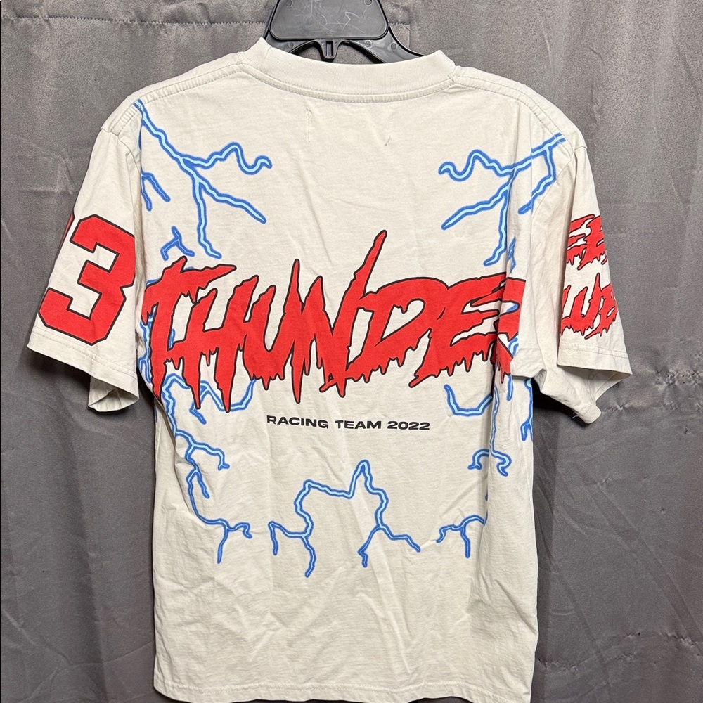 Graphic Racing T-Shirt with Car Design - Picture 3 of 3
